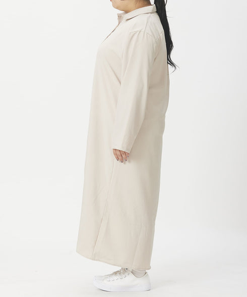 BASICシャツワンピース